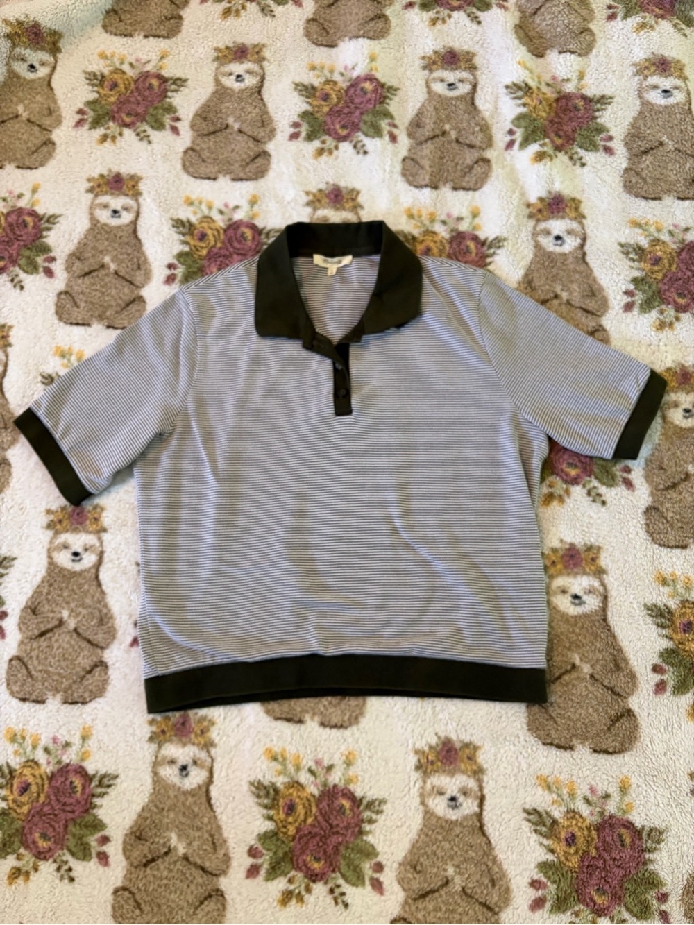 Madewell Olive Green Polo Sweater